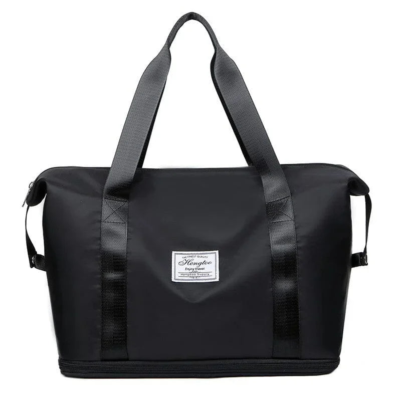 Nobl Travel Double Layer Travel Duffel Bag – Waterproof Wet & Dry Separation Gym and Weekend Bag