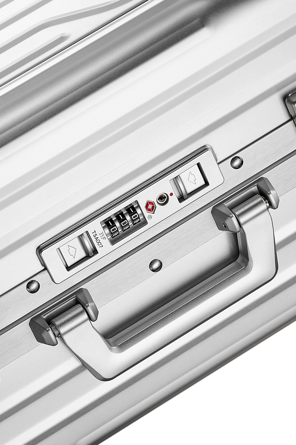 Nobl Travel High End Aluminum Carry On Suitcase with TSA Locks and Fingerprint Lock