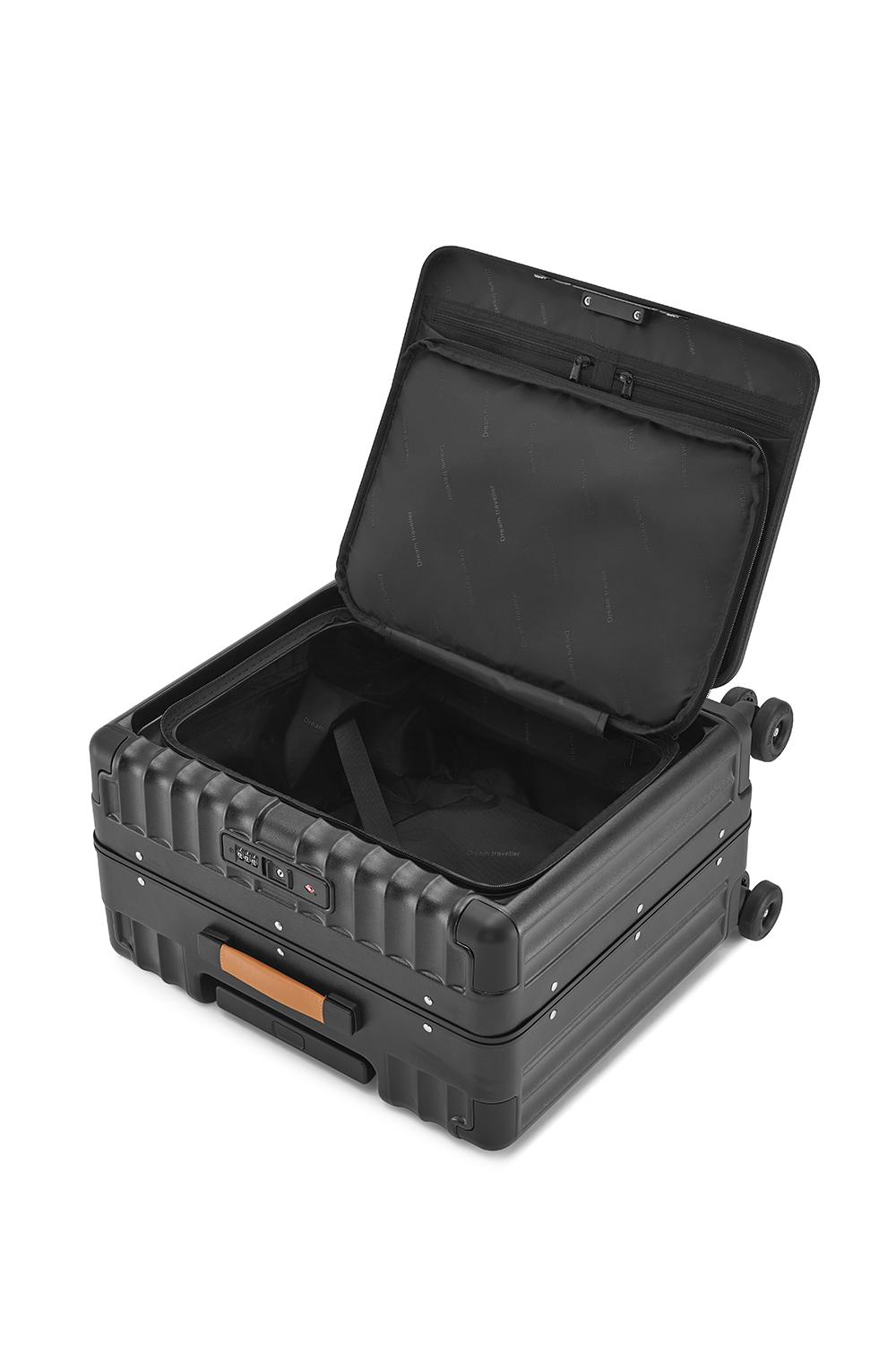 Nobl Travel Small Carry On Suitcase 18 Inch with TSA Lock and Laptop Compartment