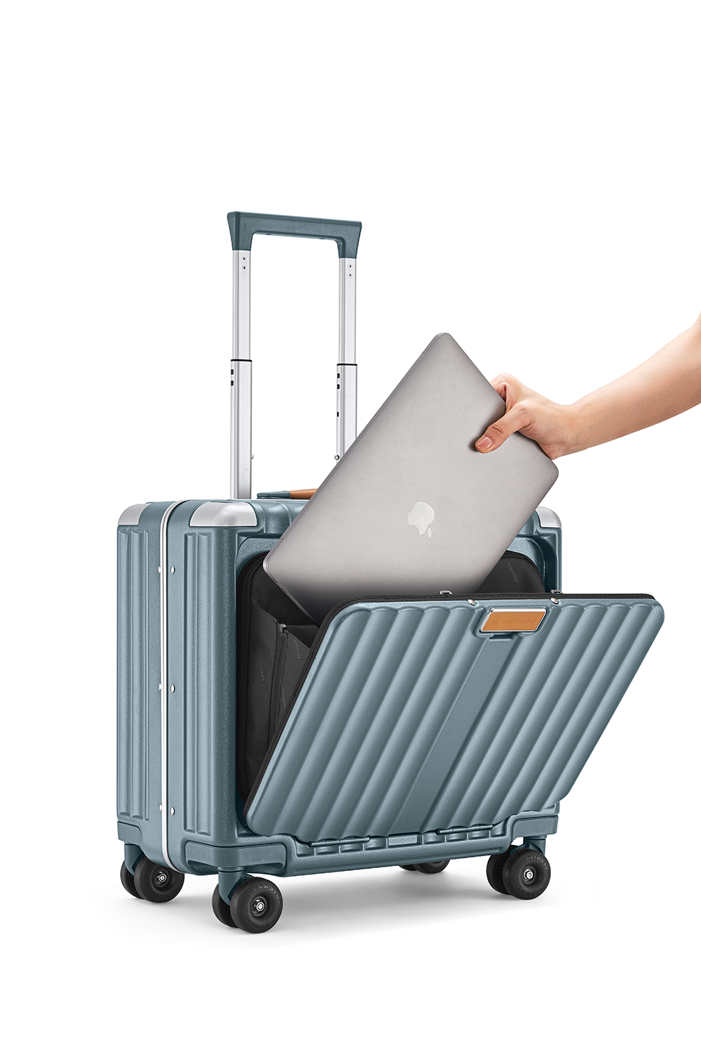 Nobl Travel Small Carry On Suitcase 18 Inch with TSA Lock and Laptop Compartment