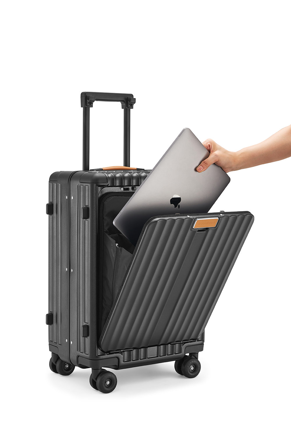 Nobl Travel Standard Carry On Suitcase 20 Inch with USB Port and TSA Lock