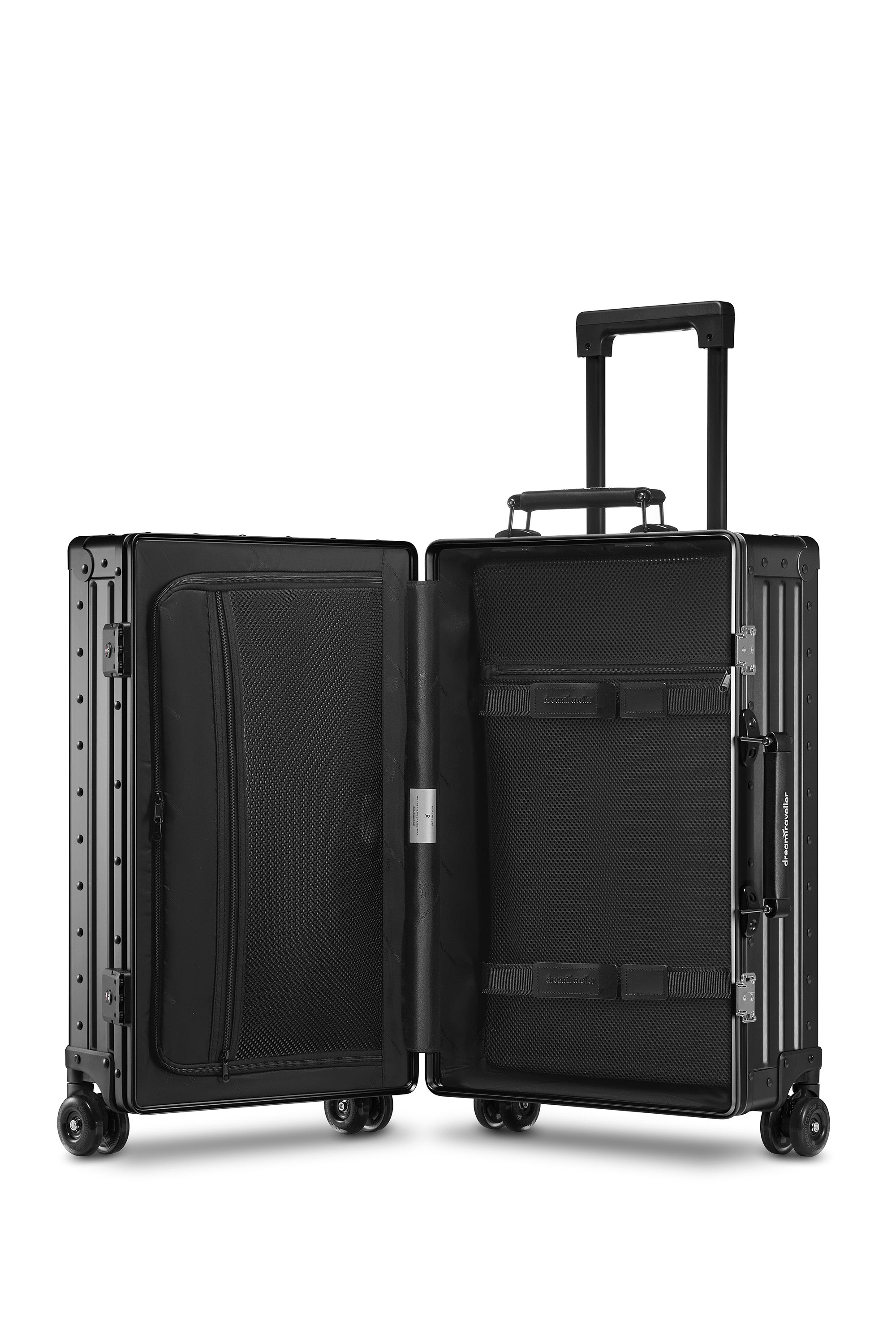 Nobl Travel Aluminum Bigger Carry On Suitcase 22 Inch with TSA Locks and Laptop Compartment