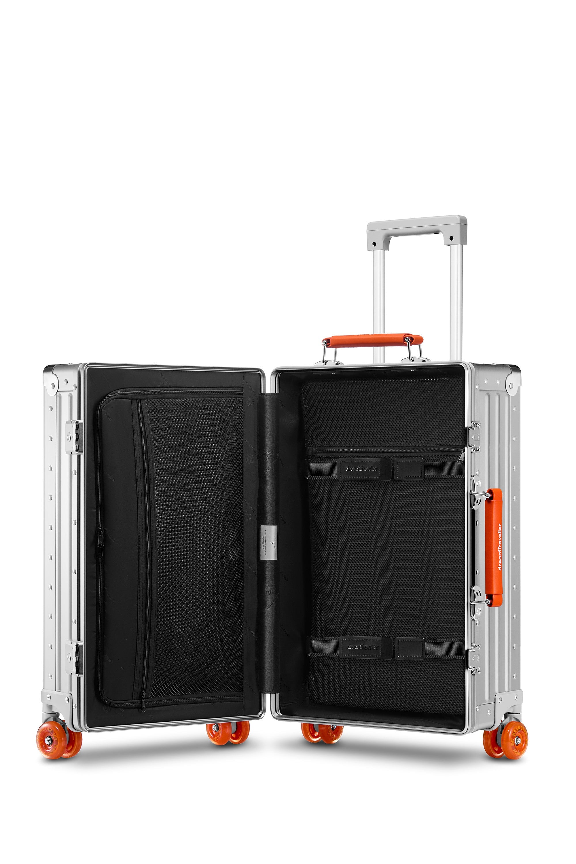 Nobl Travel Aluminum Bigger Carry On Suitcase 22 Inch with TSA Locks and Laptop Compartment