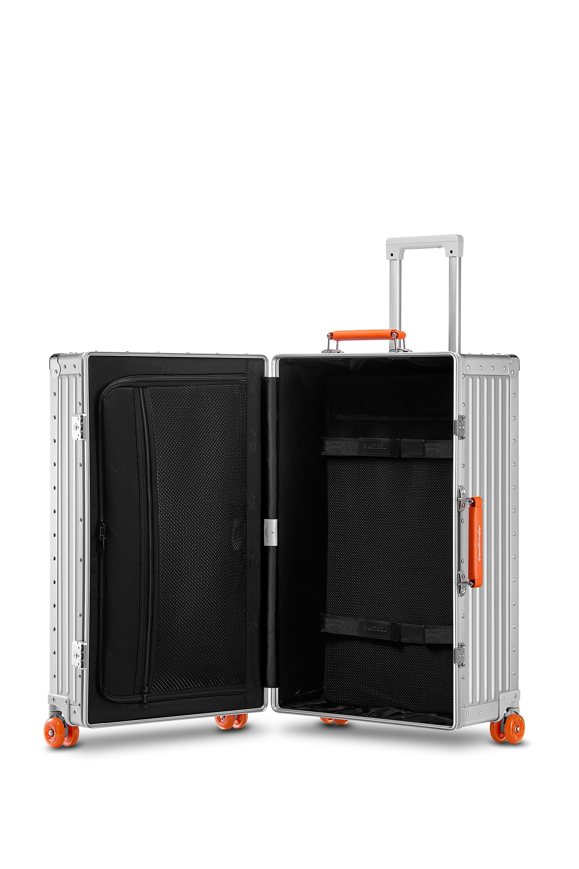 Nobl Travel Essential Aluminum Luggage Set 22 Inch Carry On and 28 Inch Checked Suitcase
