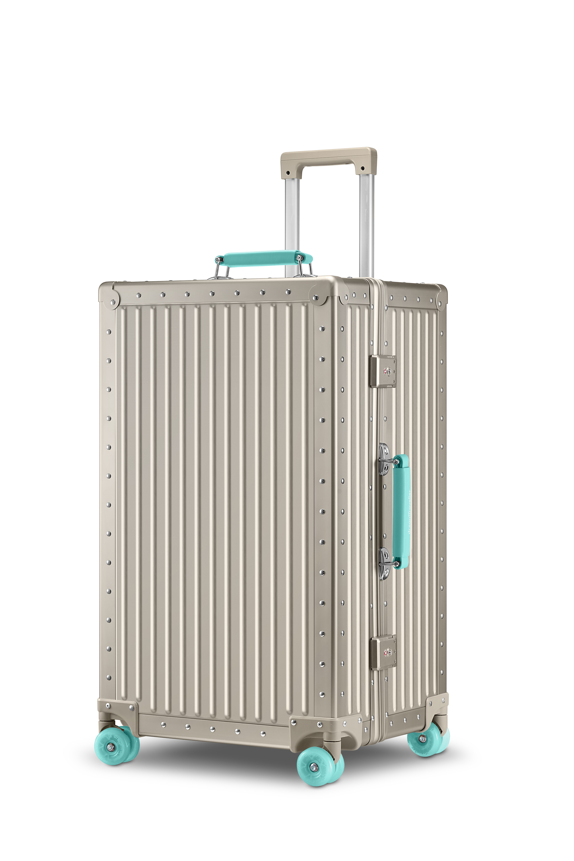 Nobl Travel Classic Aluminum Luggage Collection with Carry On and Checked Suitcases