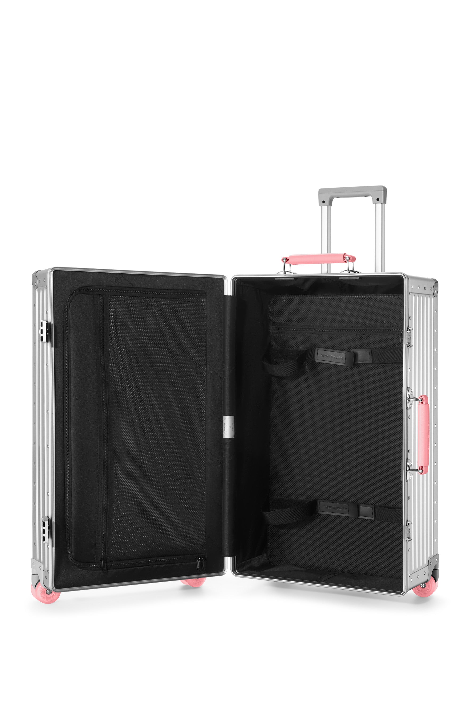 Nobl Travel Classic Aluminum Luggage Collection with Carry On and Checked Suitcases