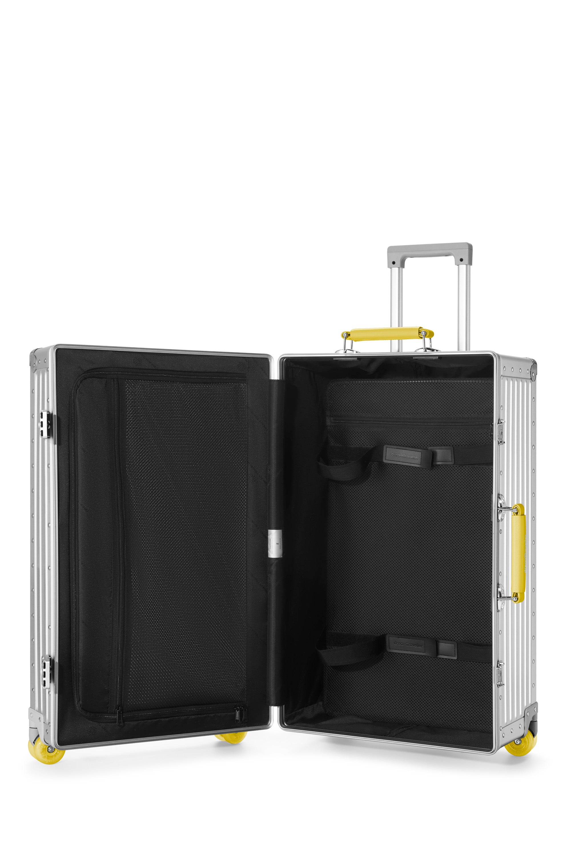 Nobl Travel Classic Aluminum Luggage Collection with Carry On and Checked Suitcases