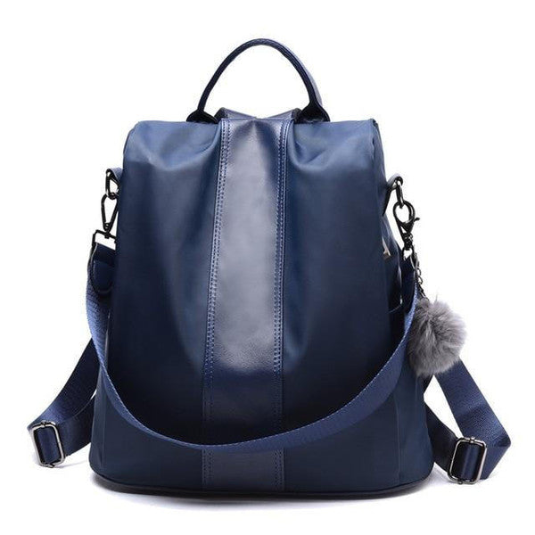 Nobl Travel Anti Theft Women’s Backpack with Synthetic Leather and Multiple Compartments
