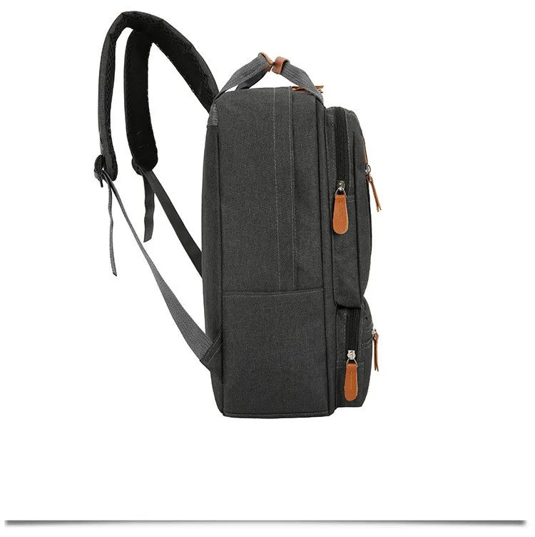 Nobl Travel Men’s 3 Piece Backpack Set with Waterproof Oxford Laptop Backpack and Shoulder Bag
