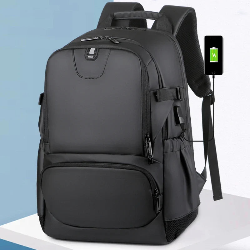 Nobl Travel 17 Inch Waterproof Laptop Backpack with USB Port and Multiple Compartments