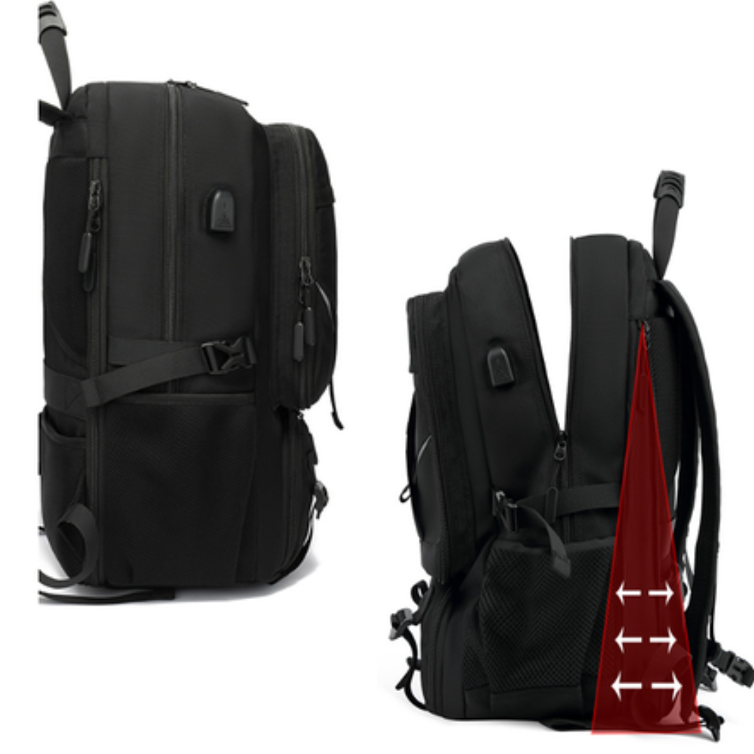 Nobl Travel 60L Expandable Outdoor Travel Backpack – Large Capacity Hiking & Camping Backpack