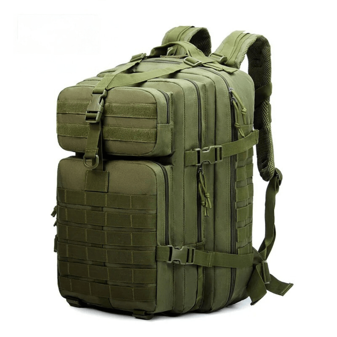 Nobl Travel 50L Tactical Backpack with Laptop Compartment and Water Resistant Nylon