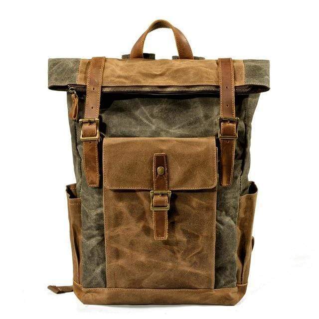 Nobl Travel Vintage Canvas Backpack for Men