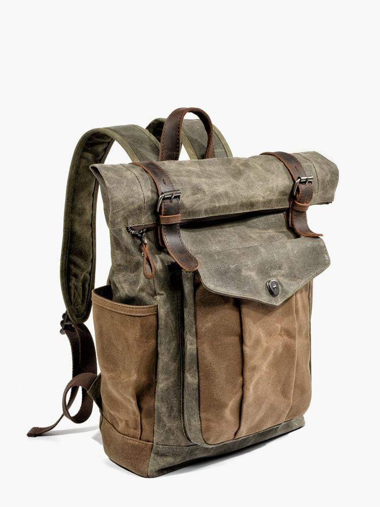 Nobl Travel Vintage Canvas Backpack for Men