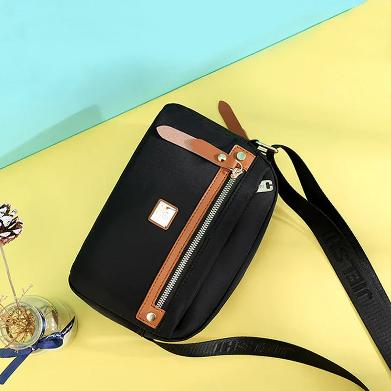 Nobl Travel Nylon Crossbody Bag – Lightweight Waterproof Shoulder Bag for Women