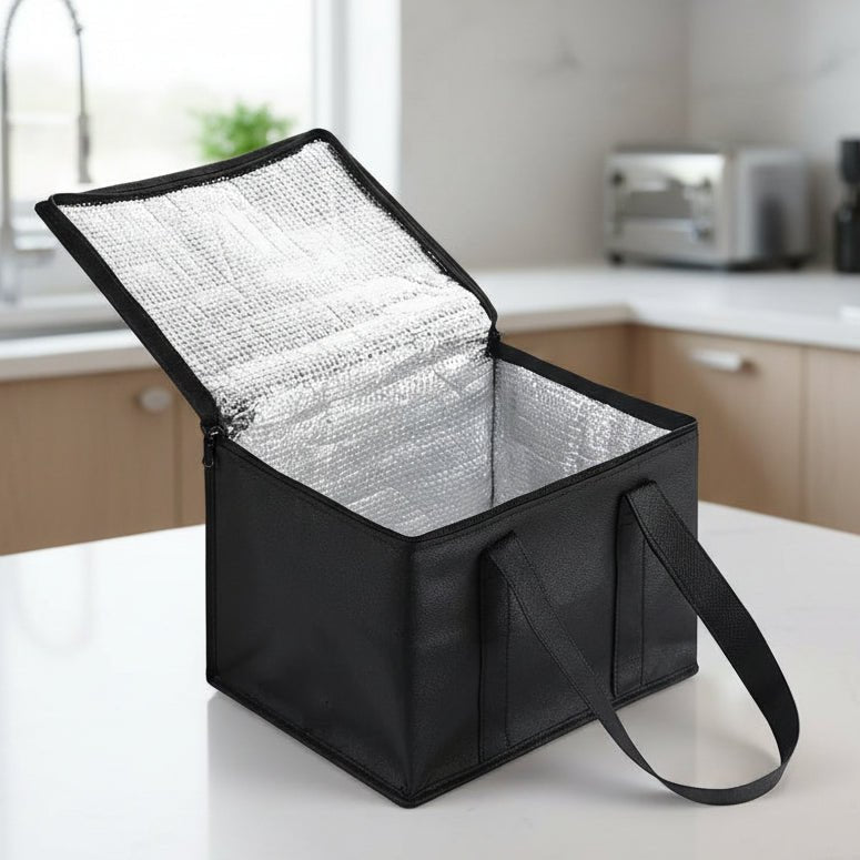 Nobl Travel Insulated Cooler Bag with Aluminum Foil Lining for Picnics and Travel