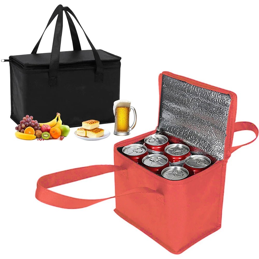 Nobl Travel Insulated Cooler Bag with Aluminum Foil Lining for Picnics and Travel