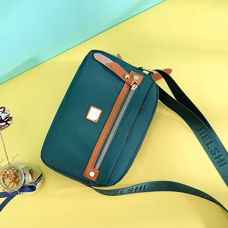Nobl Travel Nylon Crossbody Bag – Lightweight Waterproof Shoulder Bag for Women
