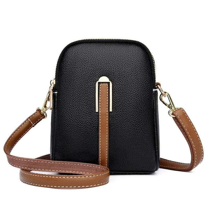 Nobl Travel Patterned Leather Crossbody Bag – Stylish PU Leather Sling Bag for Women