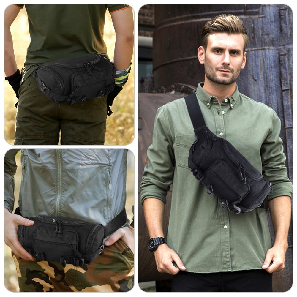 Nobl Travel Tactical Fanny Waist Pack – Durable Nylon Outdoor Belt Bag for Hiking & Travel