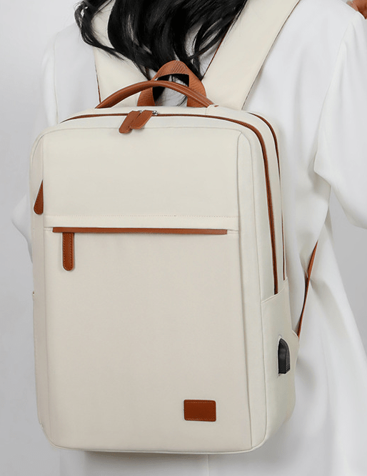 Nobl Travel Multifunctional Laptop Backpack with USB Port and 15.6 Inch Laptop Compartment