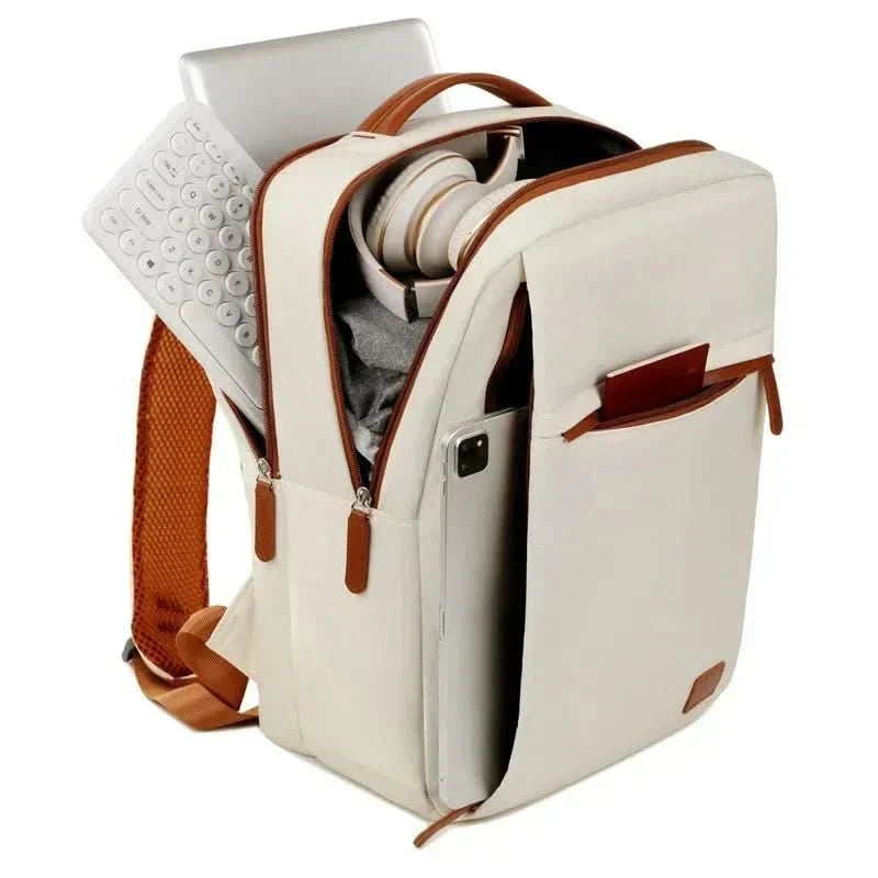 Nobl Travel Multifunctional Laptop Backpack with USB Port and 15.6 Inch Laptop Compartment