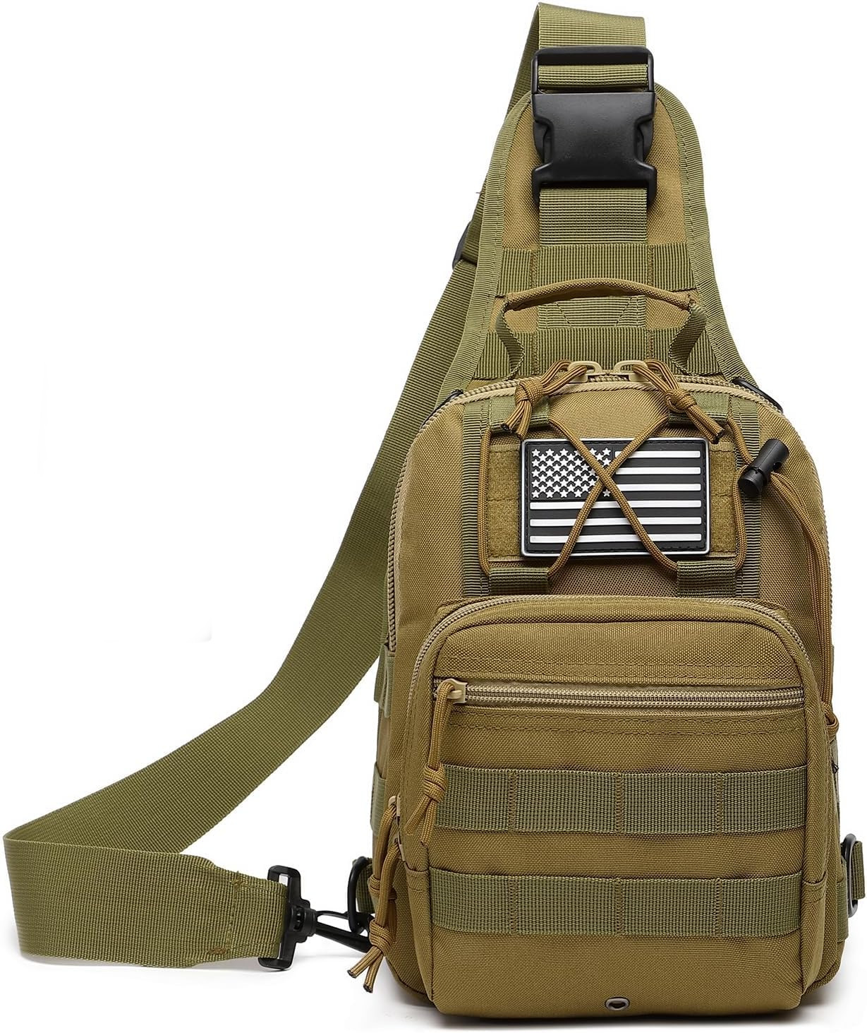 Nobl Travel EDC Tactical Sling Bag – Lightweight Waterproof Shoulder Backpack for Outdoor & Everyday Carry