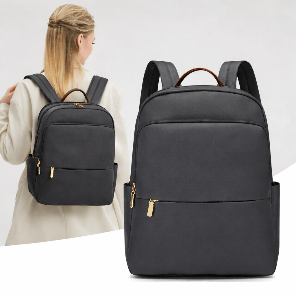Nobl Travel Sophia Women’s Backpack with Laptop Compartment and Waterproof Oxford Fabric
