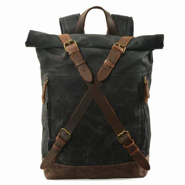 Nobl Travel Frontier Waterproof Cowhide Shoulder Backpack
