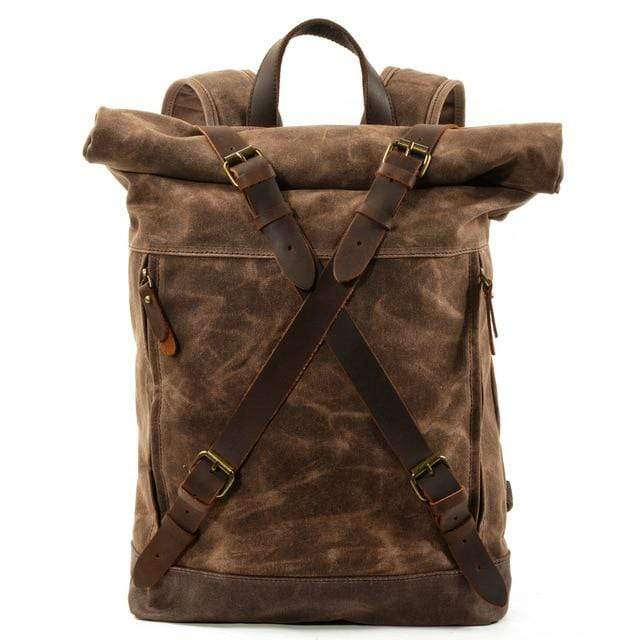 Nobl Travel Frontier Waterproof Cowhide Shoulder Backpack
