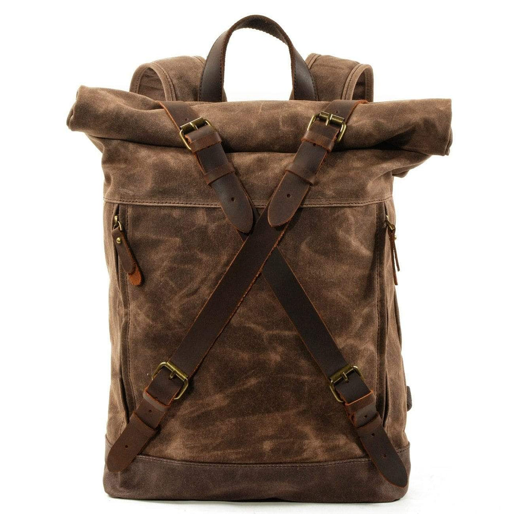 Nobl Travel Frontier Waterproof Cowhide Shoulder Backpack