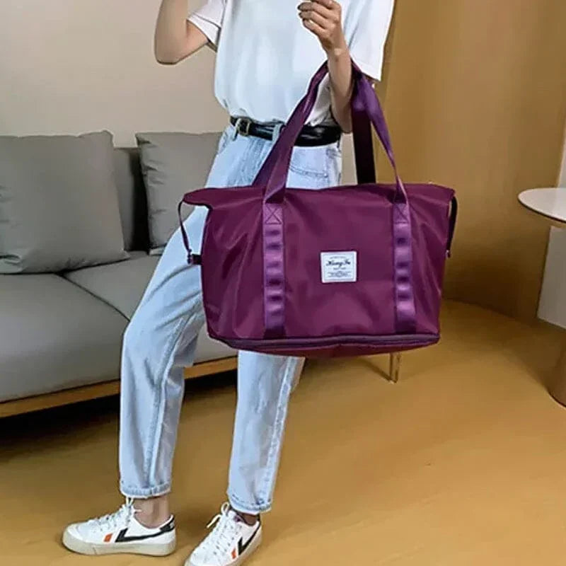 Nobl Travel Double Layer Travel Duffel Bag – Waterproof Wet & Dry Separation Gym and Weekend Bag