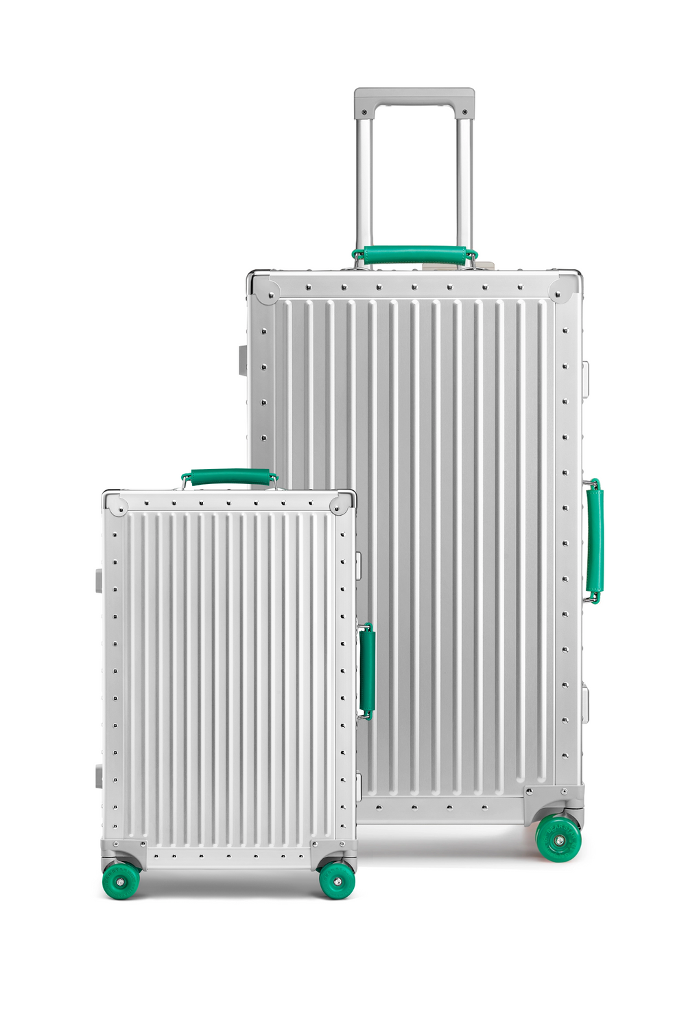 Nobl Travel Aluminum Luggage Set 20" Carry On and 30" Checked Suitcase