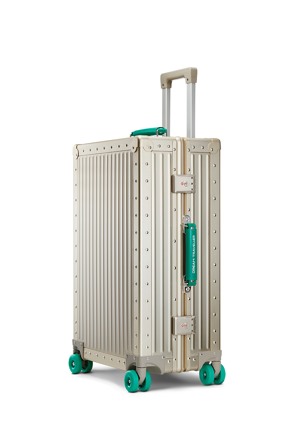 Nobl Travel Aluminum Luggage Set 20" Carry On and 30" Checked Suitcase