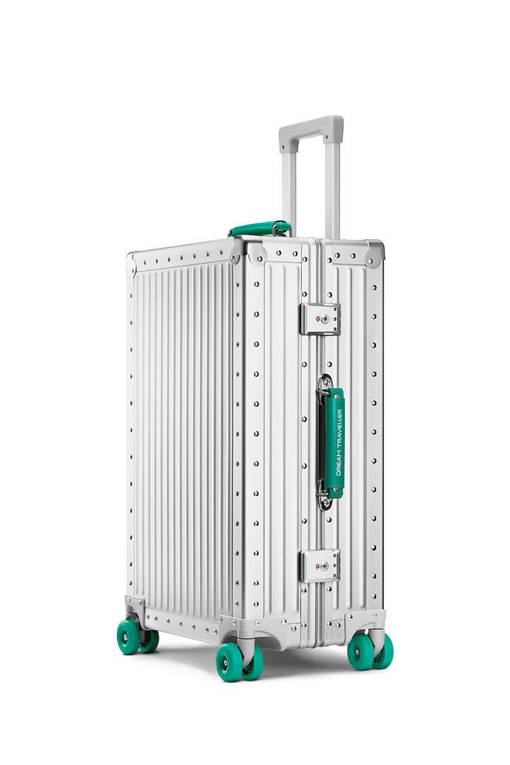 Nobl Travel Aluminum Luggage Set 20" Carry On and 30" Checked Suitcase