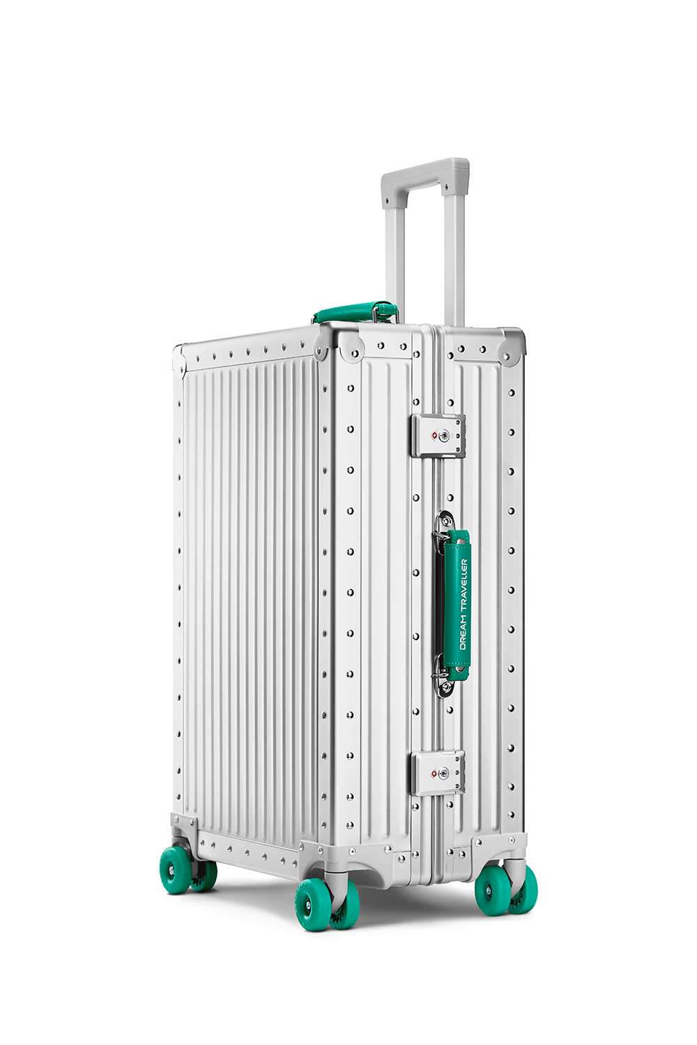 Nobl Travel Aluminum Luggage Set 20" Carry On and 30" Checked Suitcase