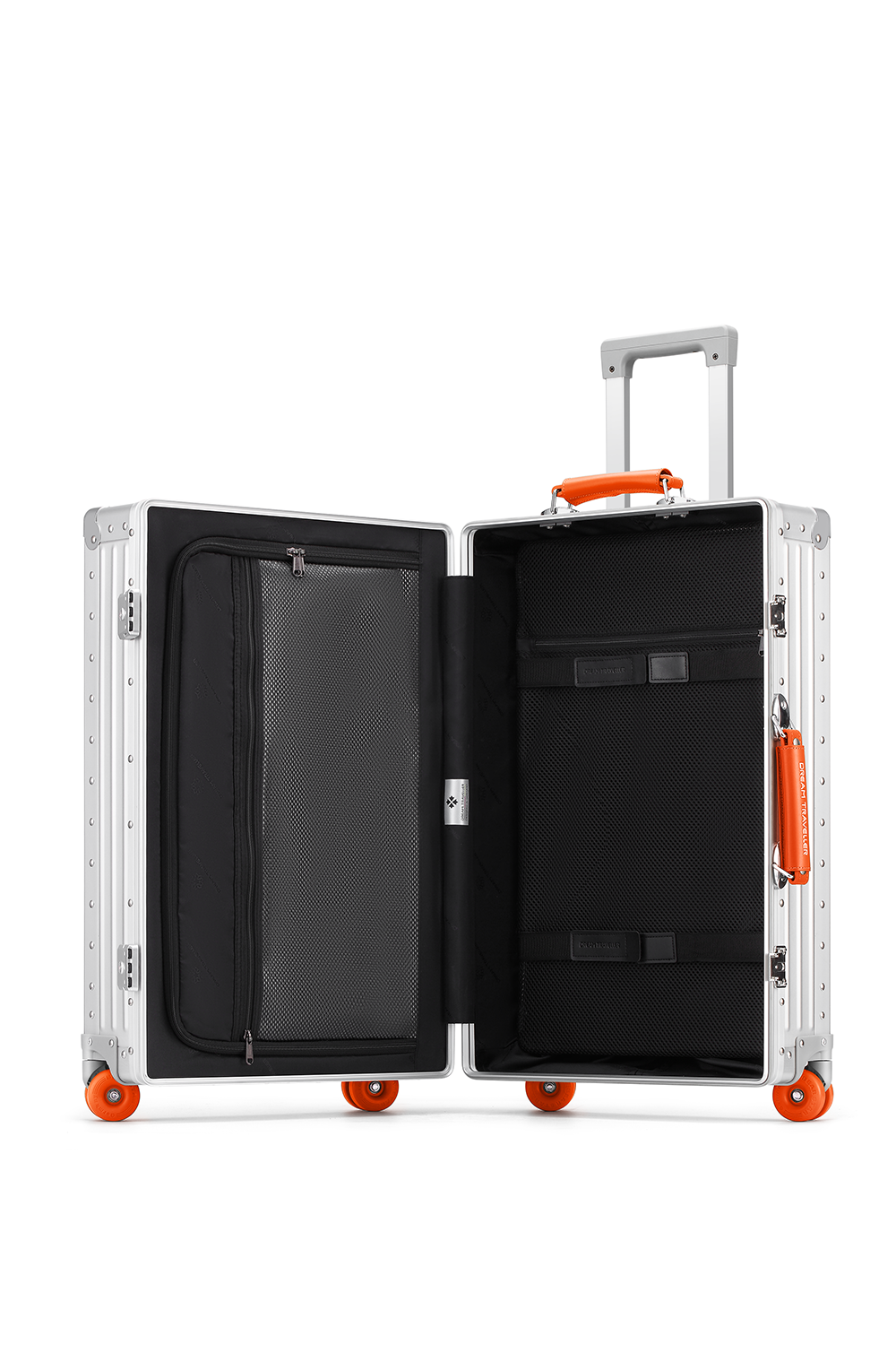 Nobl Travel Aluminum Luggage Set 20" Carry On and 30" Checked Suitcase