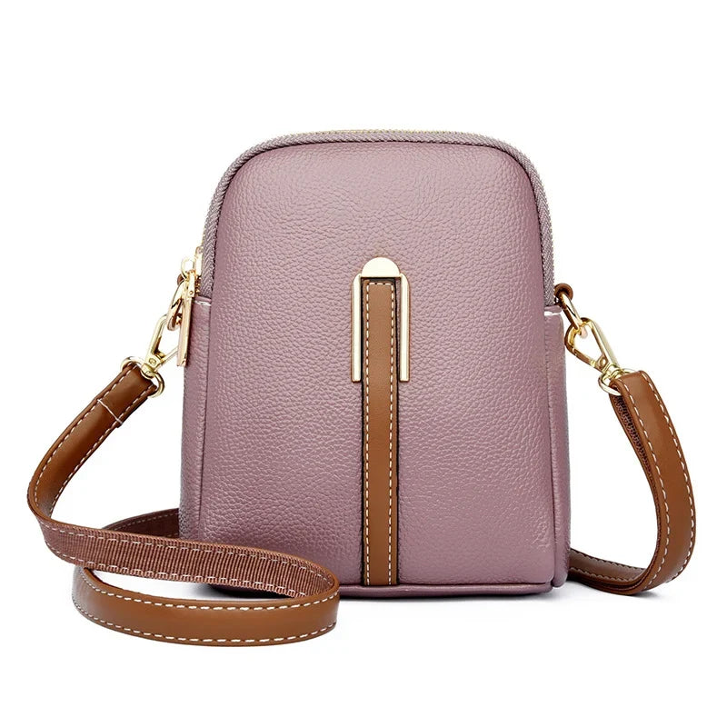 Nobl Travel Patterned Leather Crossbody Bag – Stylish PU Leather Sling Bag for Women