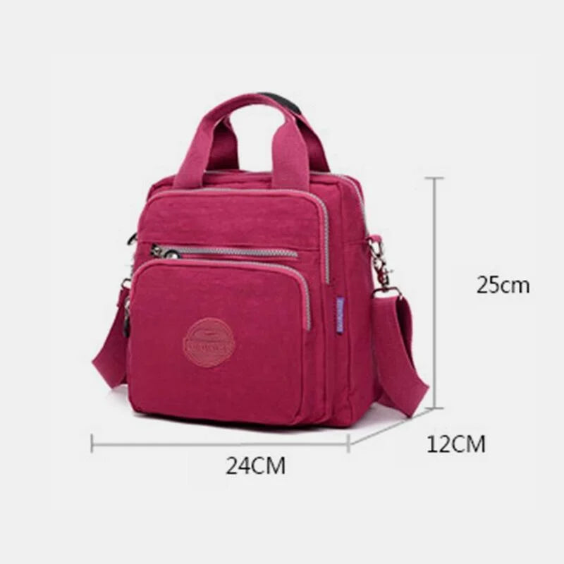 Nobl Travel Multifunctional Crossbody Bag – Lightweight Nylon Shoulder Bag for Everyday Use