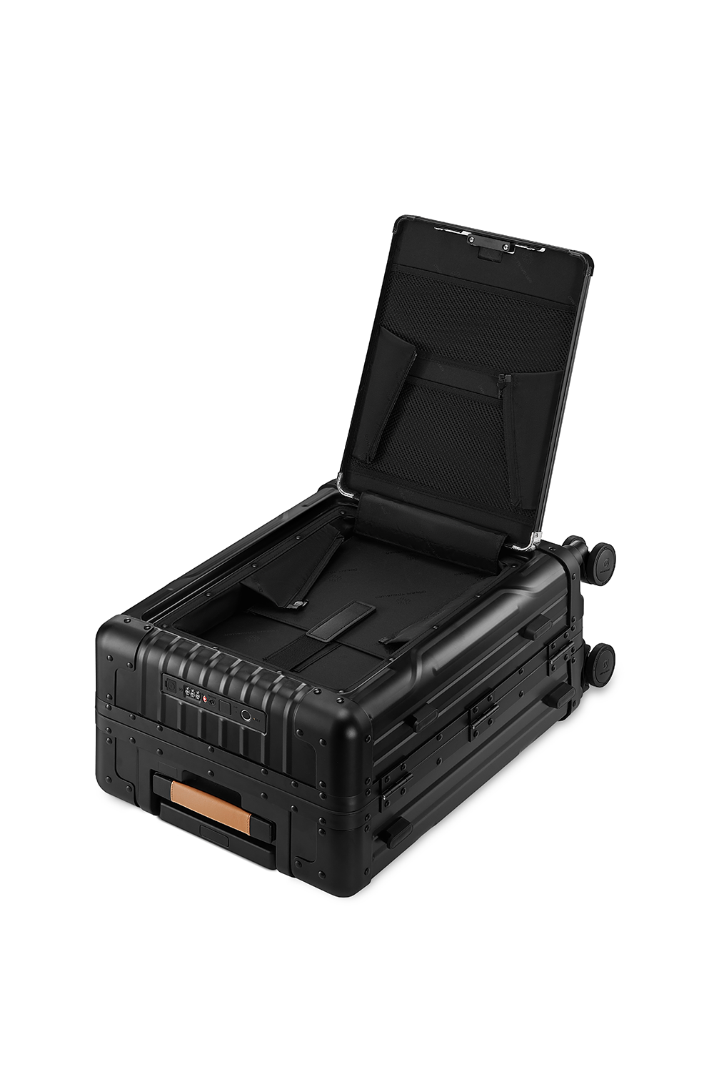 Nobl Travel High End Aluminum Carry On Suitcase with TSA Locks and Fingerprint Lock
