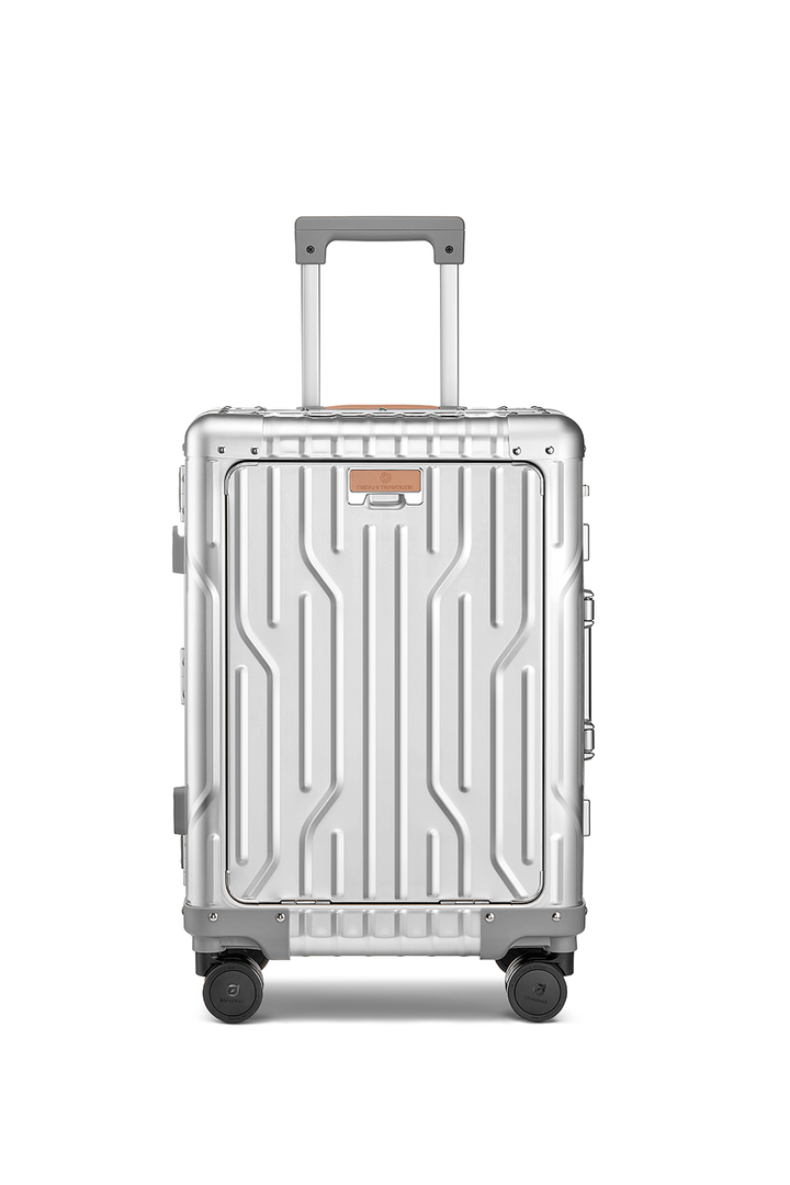 Nobl Travel High End Aluminum Carry On Suitcase with TSA Locks and Fingerprint Lock