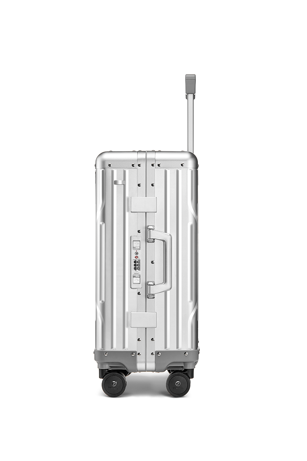 Nobl Travel High End Aluminum Carry On Suitcase with TSA Locks and Fingerprint Lock