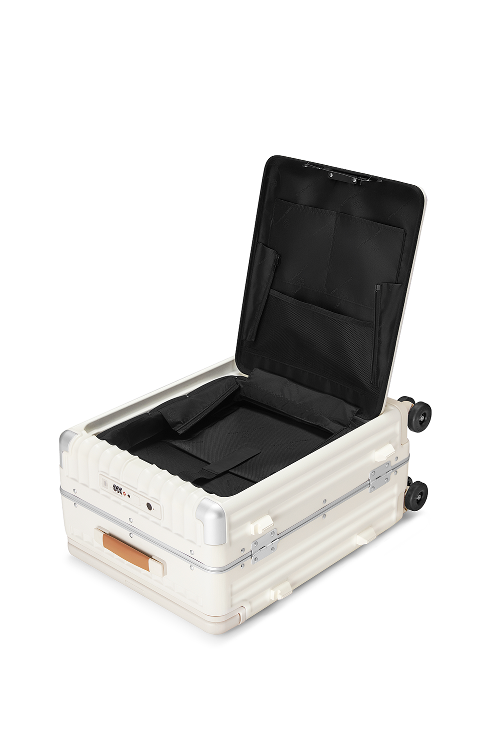 Nobl Travel Elite Wide Handle Carry On Suitcase with TSA Locks and Laptop Compartment