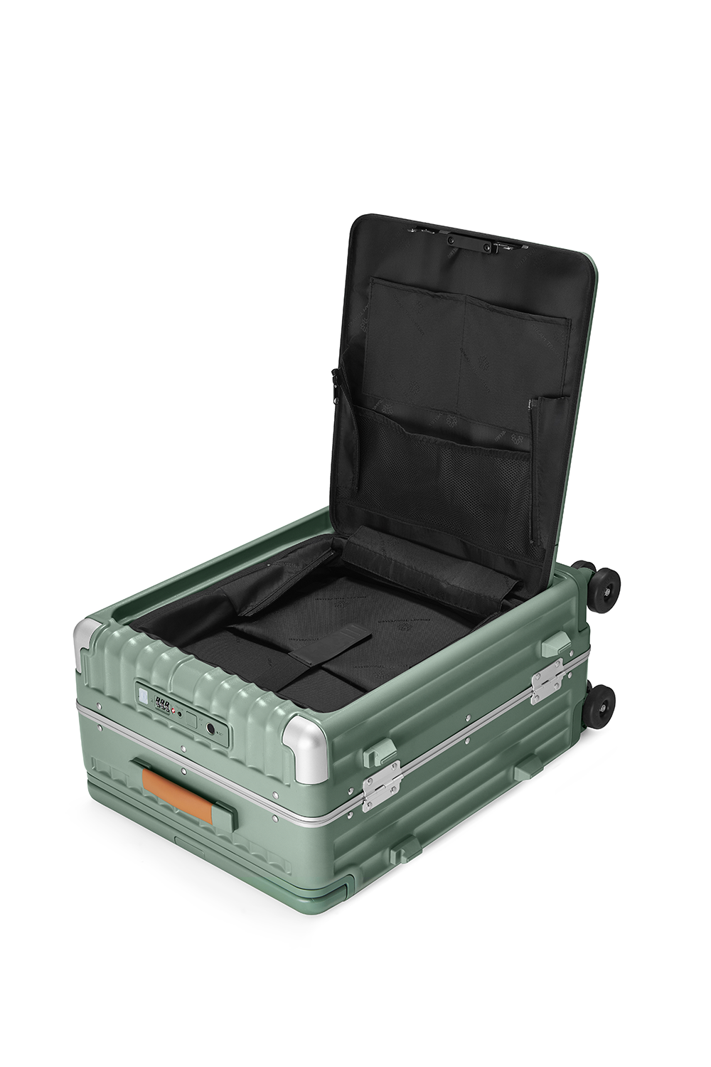 Nobl Travel Elite Wide Handle Carry On Suitcase with TSA Locks and Laptop Compartment