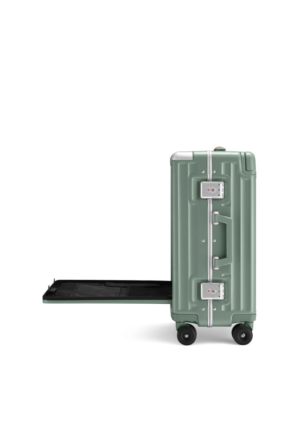 Nobl Travel Elite Wide Handle Carry On Suitcase with TSA Locks and Laptop Compartment