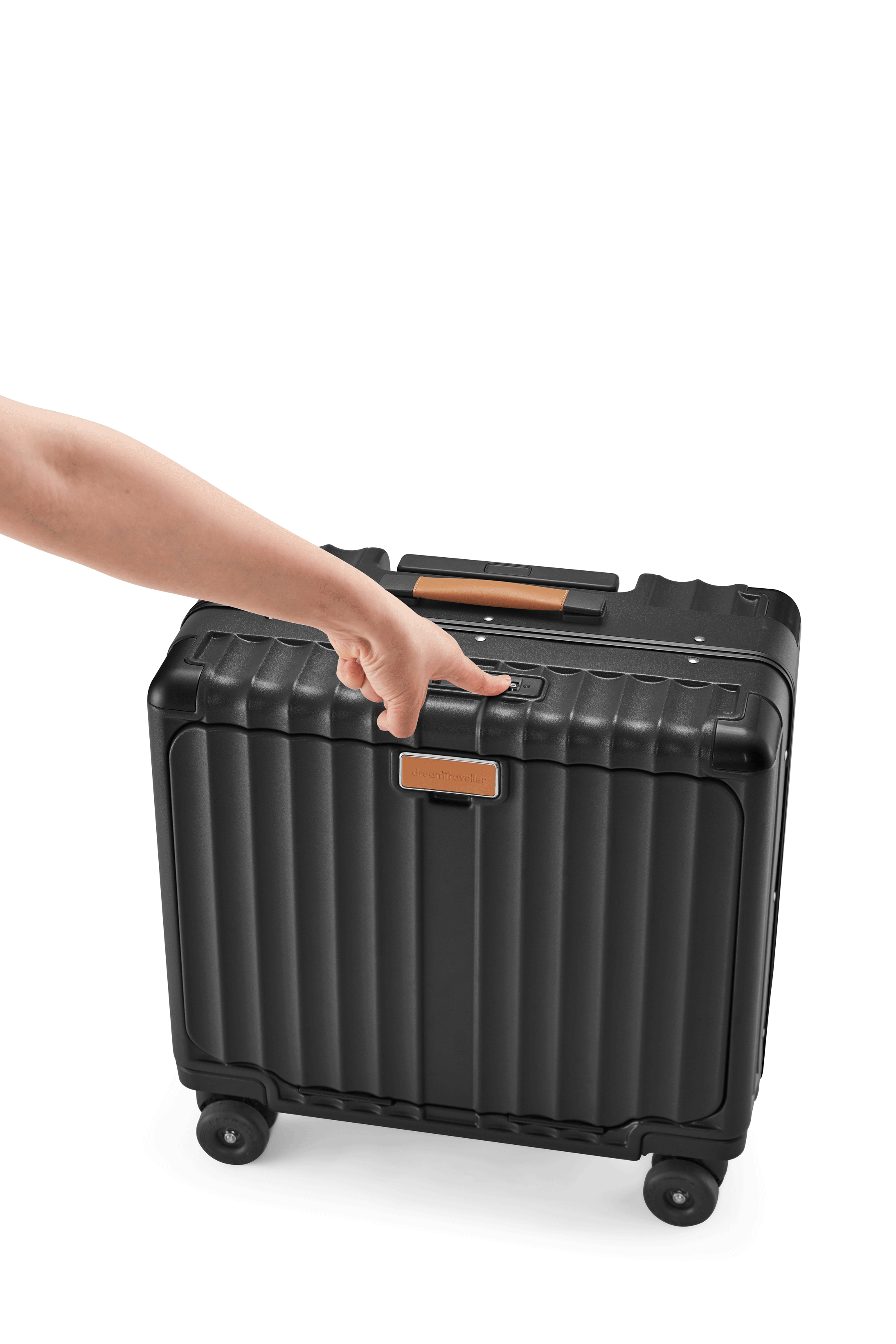 Nobl Travel Small Carry On Suitcase 18 Inch with TSA Lock and Laptop Compartment
