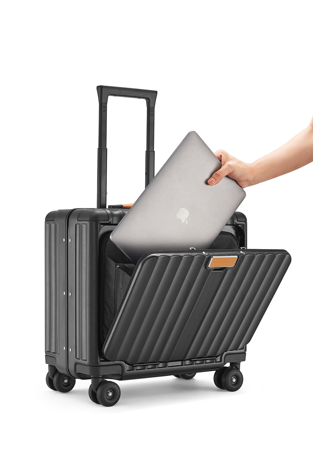 Nobl Travel Small Carry On Suitcase 18 Inch with TSA Lock and Laptop Compartment