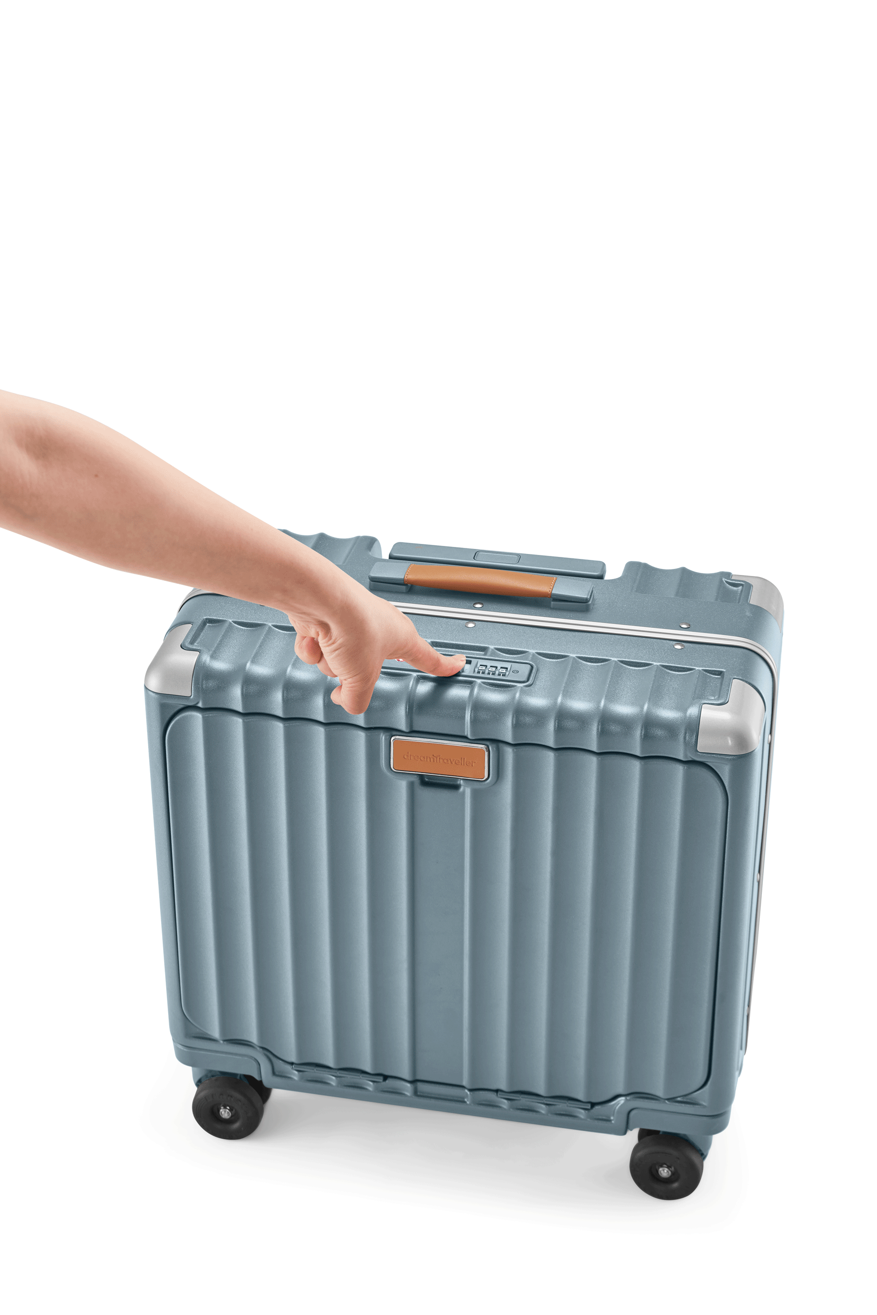 Nobl Travel Small Carry On Suitcase 18 Inch with TSA Lock and Laptop Compartment