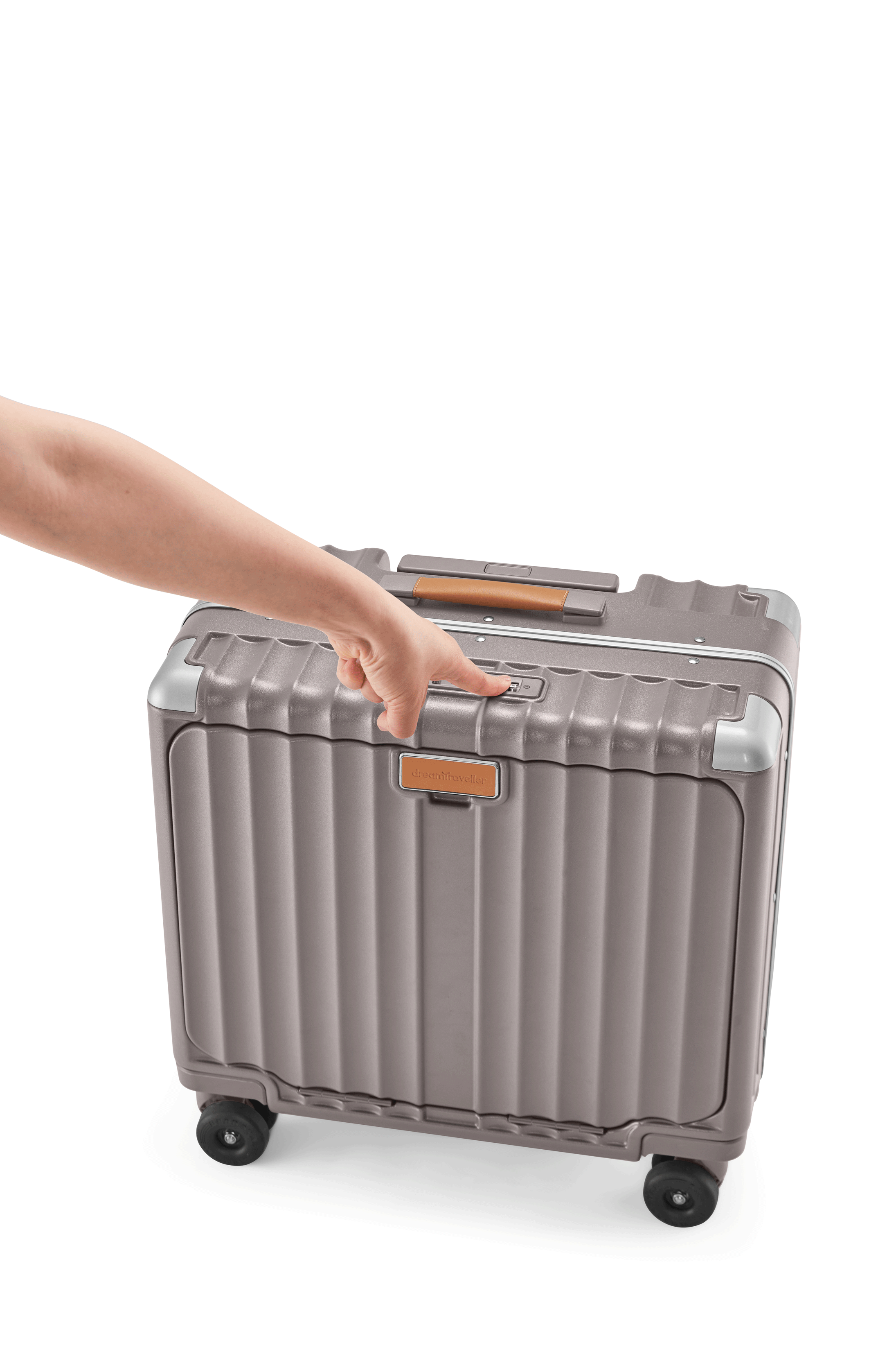 Nobl Travel Small Carry On Suitcase 18 Inch with TSA Lock and Laptop Compartment