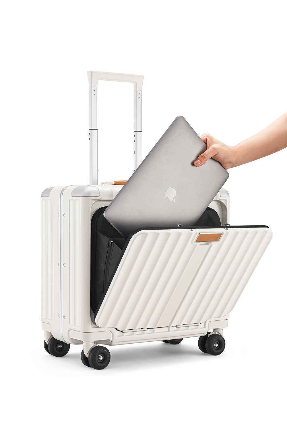 Nobl Travel Small Carry On Suitcase 18 Inch with TSA Lock and Laptop Compartment